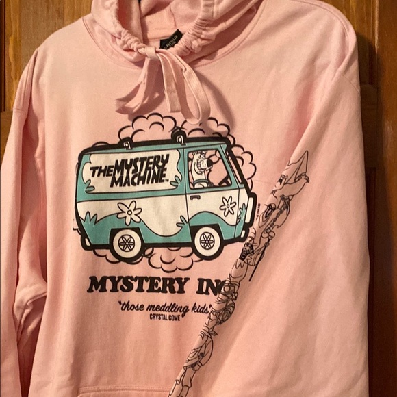 Pink Scooby Doo Mystery Inc. Hoodie Size 2XL NWOT - Picture 5 of 9